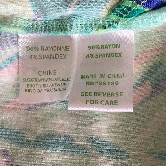 Lilly Pulitzer Multi Color Island Time Lindley Caftan Dress - Picture 10 of 10